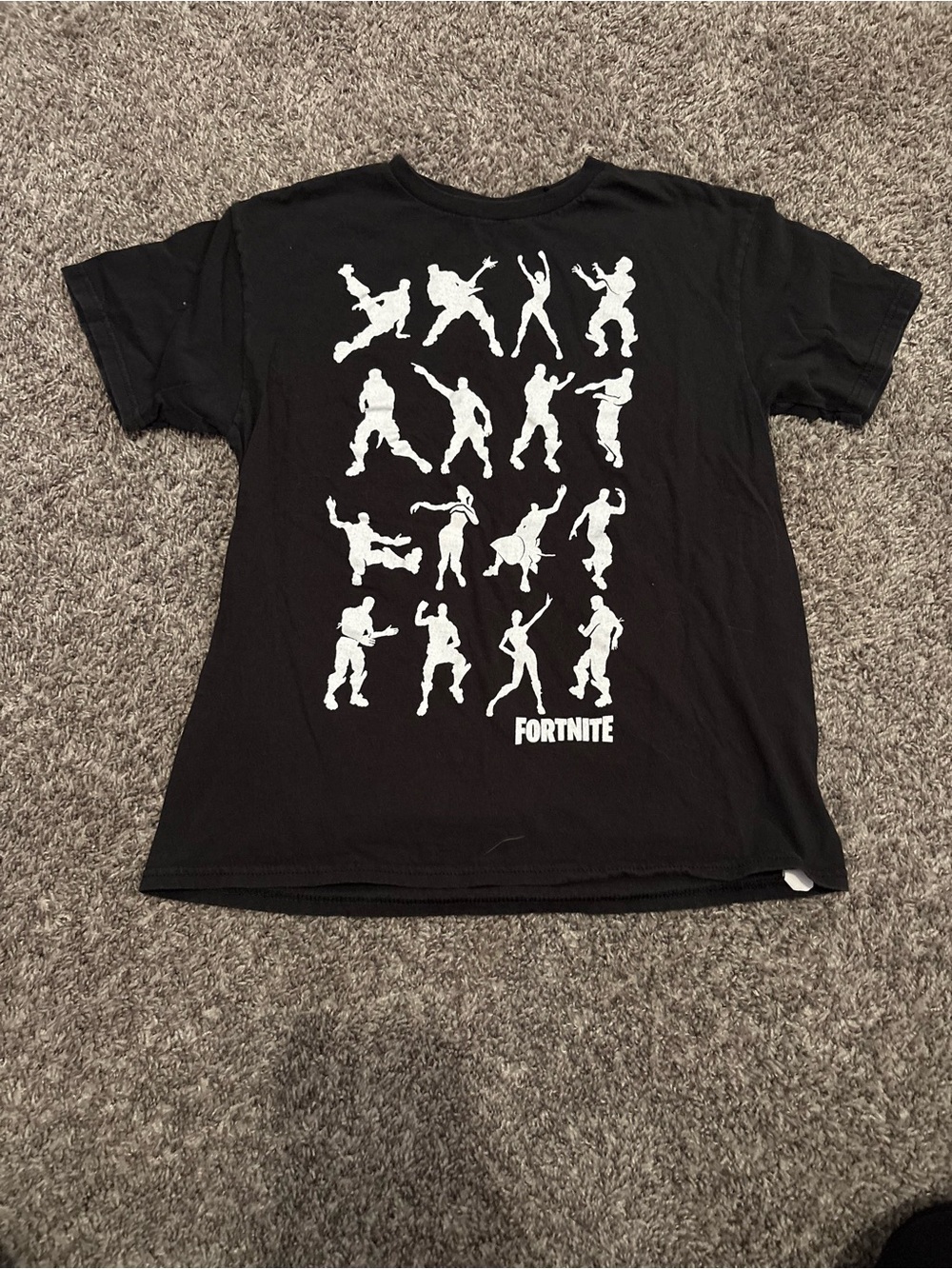 Kids' Black Short Sleeve Emote Graphic Tee
